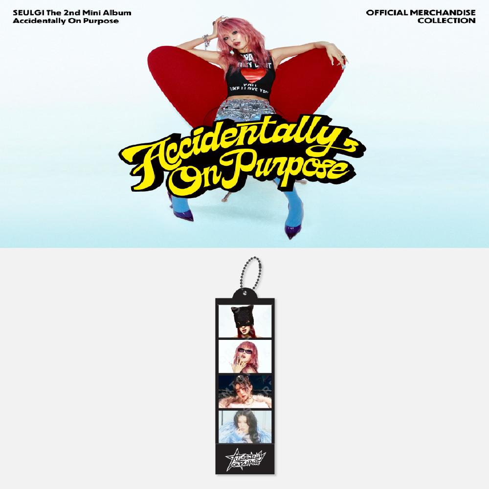 

Предварительный заказ SEULGI Accidentally On Purpose 2nd MD 4 Cut Photo Key Ring
