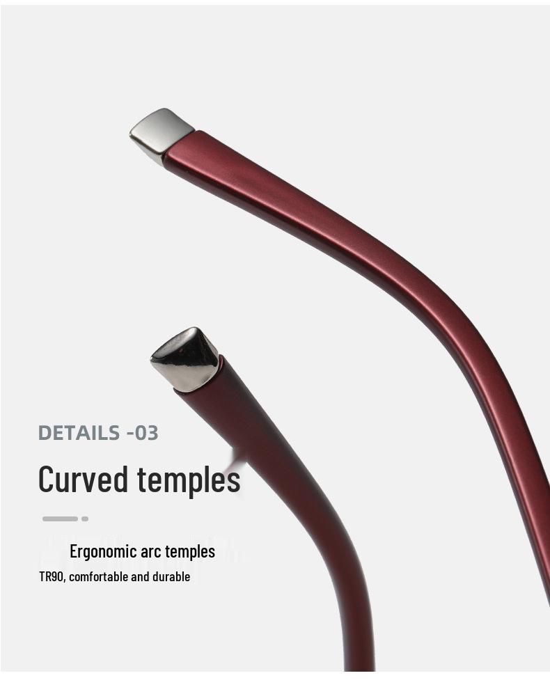 TR90 Square Frame High-Definition Anti-Blue Light Ultralight Reading Glasses