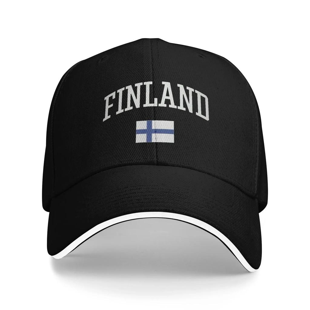 Orgoglio Bandiera Finlandese Finlandia Paese Estivo Cappellini da Baseball WoUnisexs Unisex Unisex Cappelli da Papà da Spiaggia Cappellino a Vischiera