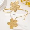 Trendy European Pastoral Floral Armband for Women's Everyday Wear and Vacations