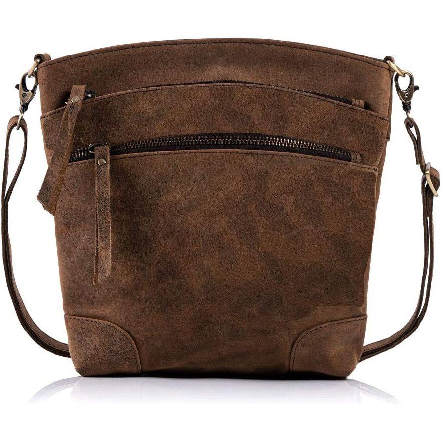 Leather Crossbody Bag for Women Purse Tote Ladies Bags Satchel Travel Tote Shoulder Bag