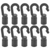 10Pcs Kayak Canoe Bungee Shock Cord Hooks Plastic Cord Rope AntiCorrosion Hooks for Boat