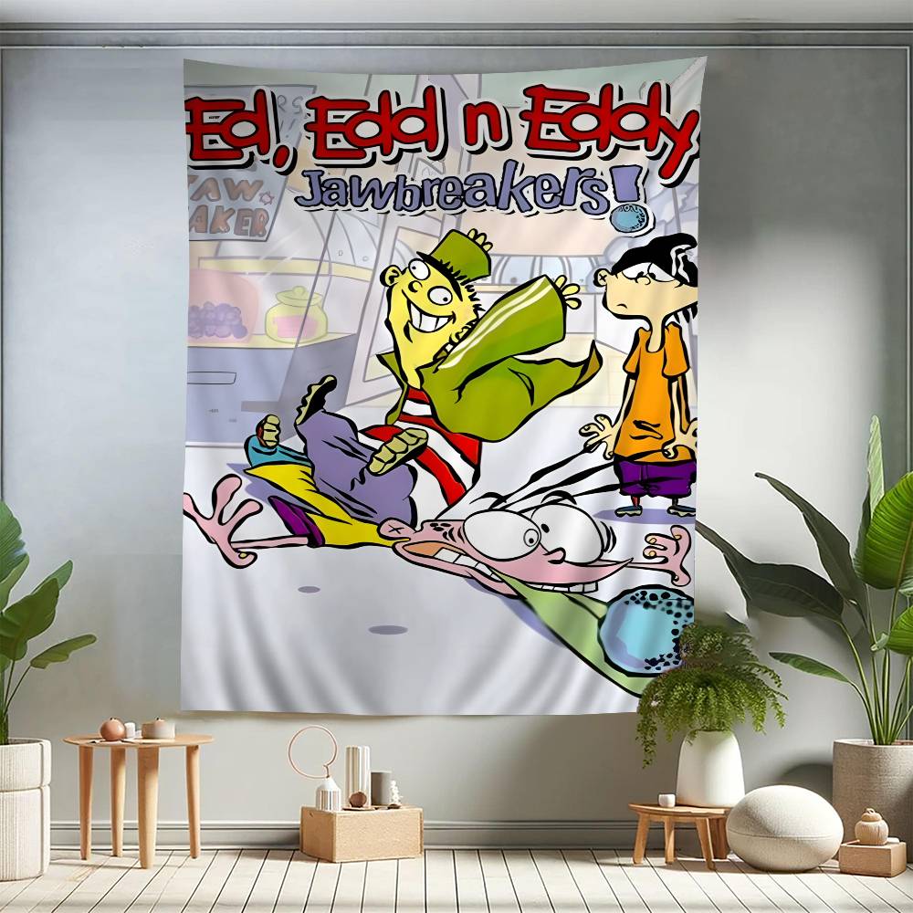 Cartoon EEd Edd N Eddy Anime Printed Large Wall Tapestry Cheap Hippie Wall Hanging Bohemian Wall Tapestries Mandala Home Decor