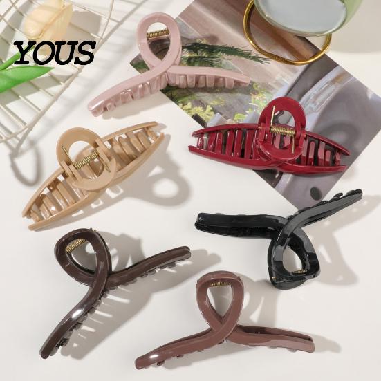 Hair Clip Back Head Claw, Soft Silicone Large Clip, Non-Slip Grip Shower Anti-Slip Teeth Accessory for Daily Wear Claw