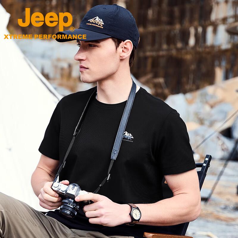 

JEEP Men s Quick-Dry Sunscreen Short-Sleeve T-Shirt J222094504 2XL/185