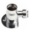 Chromed Brass Mixer Valve Faucet Fixed Seat Internal Teeth