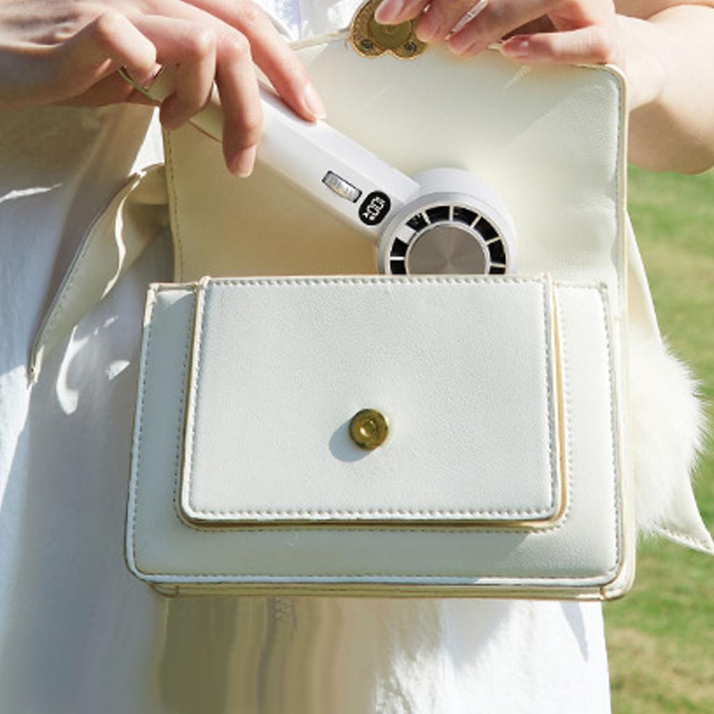 Portable Handheld   Fan USB Re able 14000RPM 100 Speed Quiet Handheld   Fan for Travel Camping Outdoor