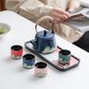 Hongyu Guochao Jiangshan Hand-painted Tea Set Gift Box
