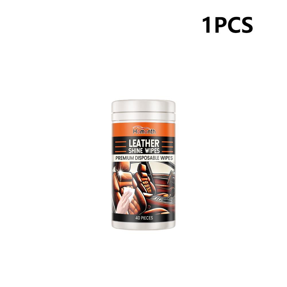 

40 шт. Салфетки для чистки салона автомобиля, одноразовые салфетки для кожи автомобиля, салфетки для кондиционирования, полироль для восстановления пластика и кожи 1PCS