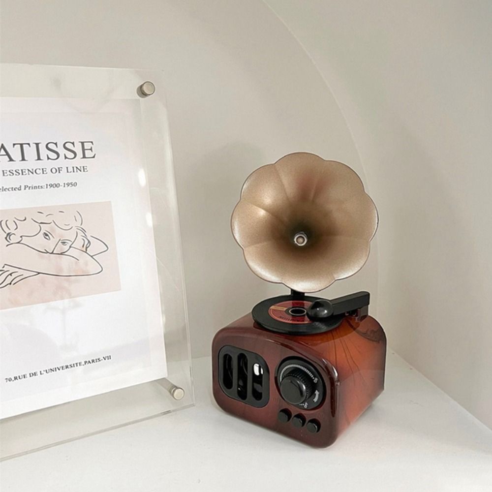 Nordic Phonograph Models Classical Nostalgia Phonograph Ornaments Gramophone Music Box Home Decor