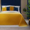 VELVI Decorative Bedspread In a Shade of Royal Saffron - 170x210cm