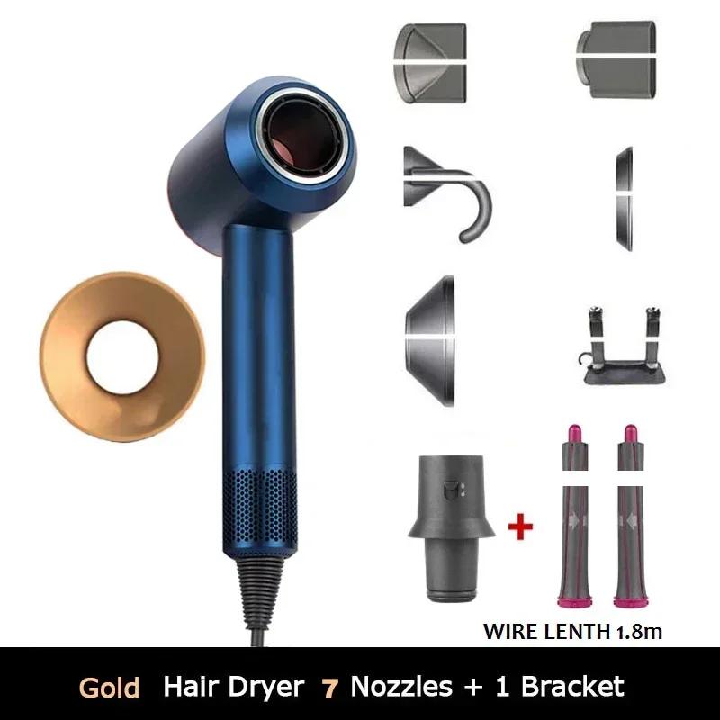 1.8m Professinal Leafless Hair Dryer Negative Lon Hair Care Quick Dry Home Powerful Hairdryer Constant Anion Blow Dryer