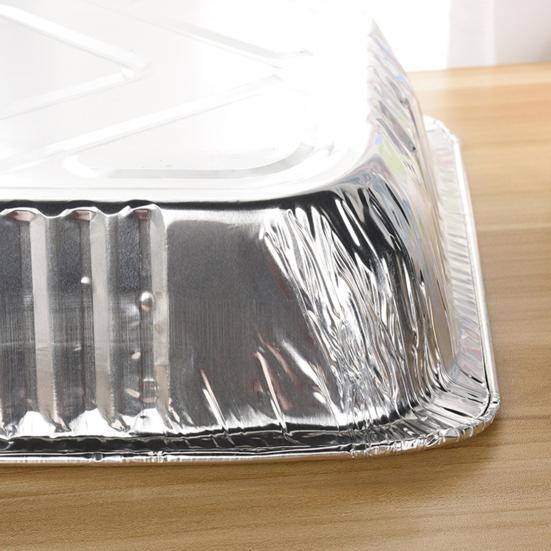 Poêle en aluminium Anti-déformation, 125 pièces, Anti-fuite, emballage à emporter de qualité alimentaire, casseroles d'égouttement de graisse, fournitures de cuisine