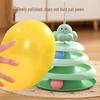 Kitten Teaser Play Disc: Boredom Relief Wand & Turntable Cat Toy