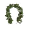 Artificial Simulation Touch Soft Rubber Juniper Leaf Rattan Home Door Hanging Christmas Green Plant Vine Decoration