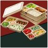 Disposable Thickened Pulp Lunch Box Set