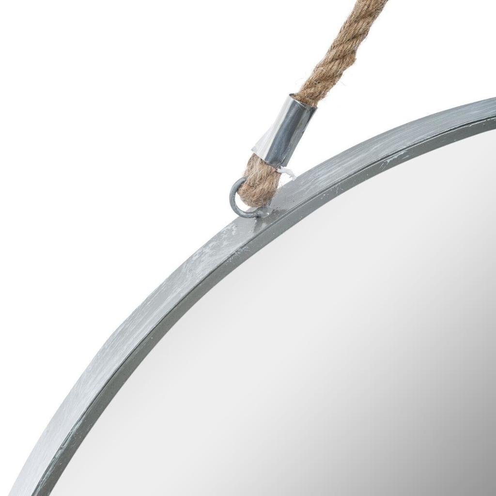 Corde mirror 55cm silver on a strap