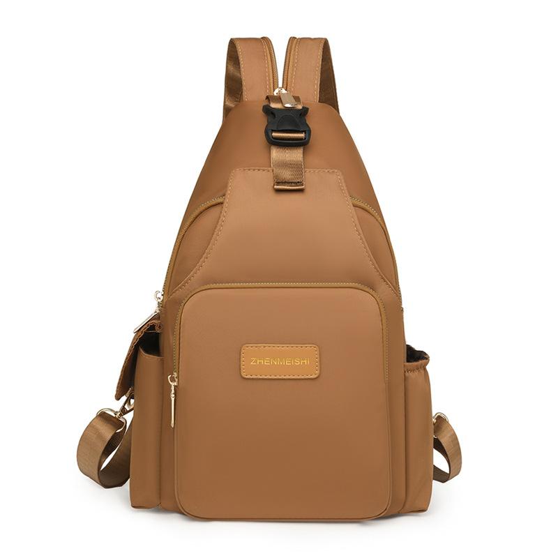 Retro Rucksack Stilvoll Schlicht Handheld Ein-Schulter Pendeltasche Outdoor Lässig Damen Rucksack