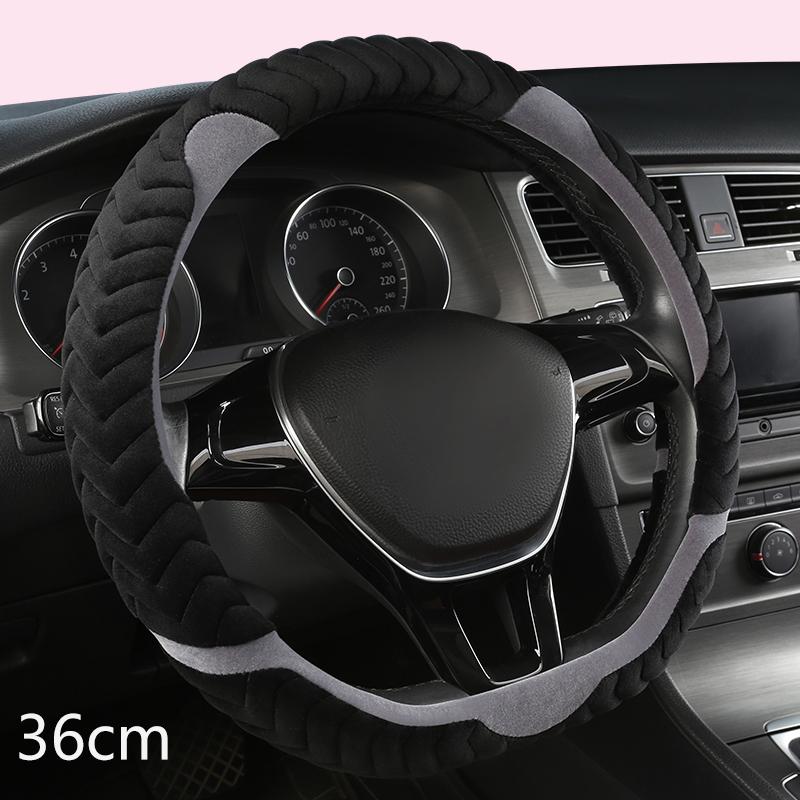 D/O Form 36cm Auto Lenkradbezug Plüsch für Honda Civic Ciimo Jade SUZUKI Alto LINGYANG NISSAN Juke Toyota Aqua Prius