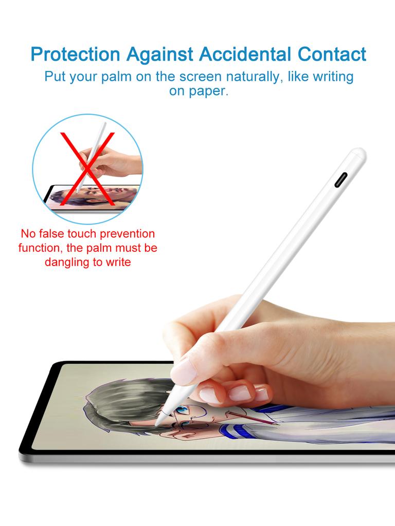 Hot Sale Silky Smooth Experience Aluminum Active Magnetic Stylus Smart Pen Pencil for Apple Ipad Touch Screen