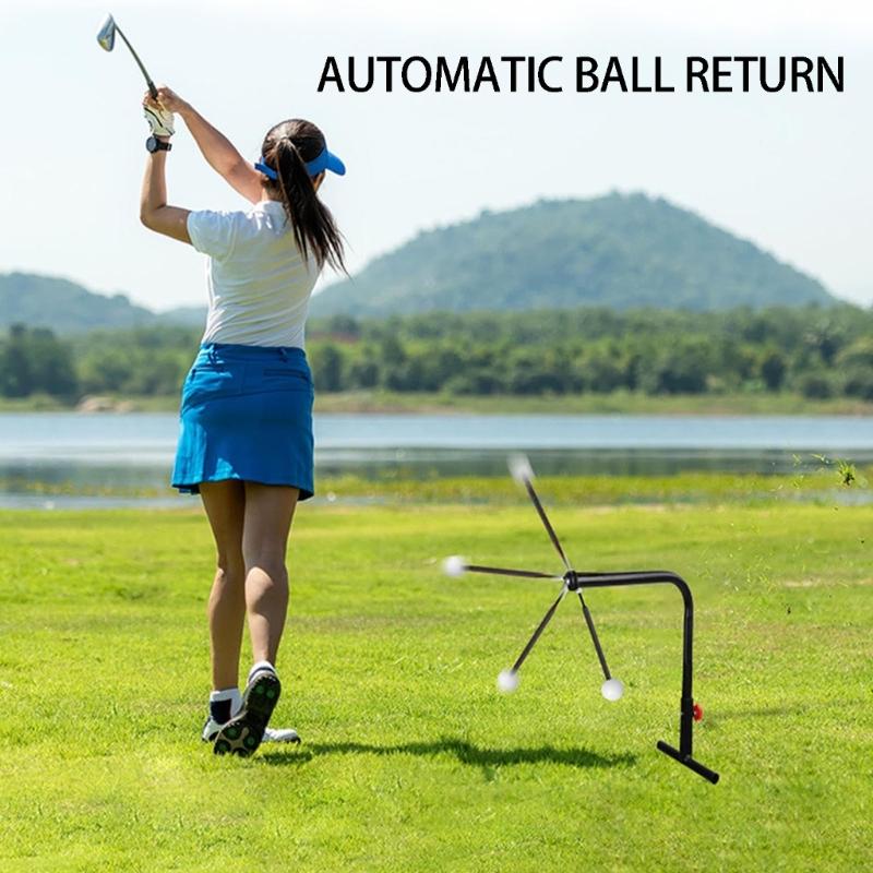 Supporto Allenatore Swing da Golf con Altezza Regolabile per Allenamento Indoor Outdoor prodotto Di Robusto Materiale Metallico
