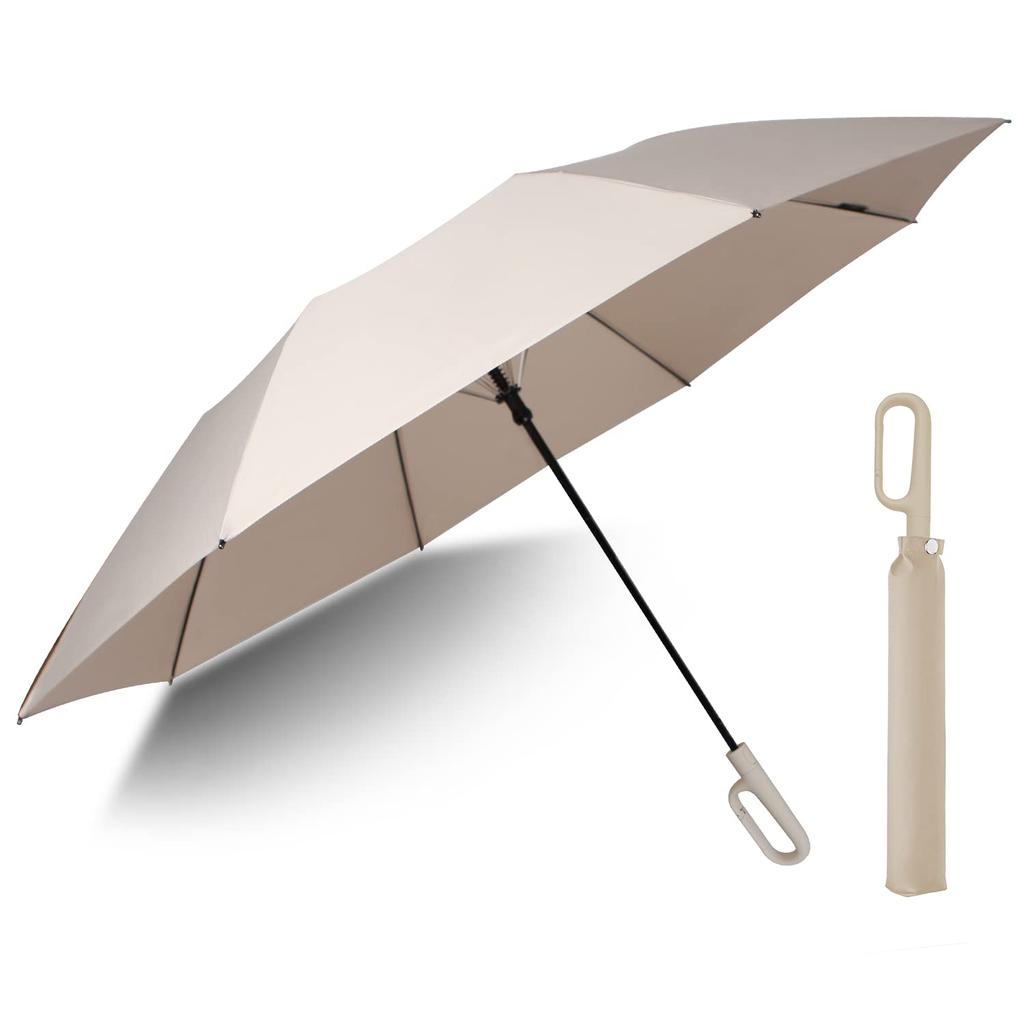 SUNOGE Folding Super 8 Light and Sun and Rain Parasol Umbrella, 300T, Water-Repellent, Large, Wind-Resistant, Ribs, Blocking, Hanging, Unisex, Men's