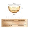 Baijie Tea-Colored High Borosilicate Glass Bowls