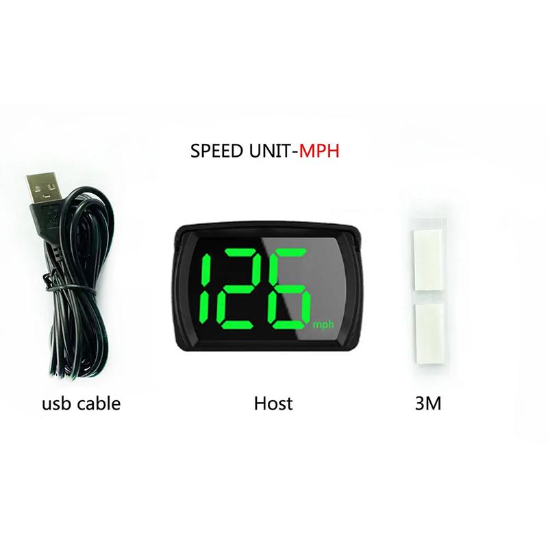 

Универсальный автомобильный проекционный дисплей GPS Миль/ч Км/ч HUD Цифровой спидометр Проекционный дисплей Крупный шрифт Скорость Реальное время Счетчик км/ч Все автомобили