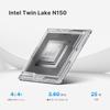 H5 Mini PC with N150 Processor To 16GB DDR4 512GB PCIe 4K Triple Display Dual HDMI WiFi 5 Bluetooth Support Wo-we (up 3.6GHz), Memory, SSD, Graphics,