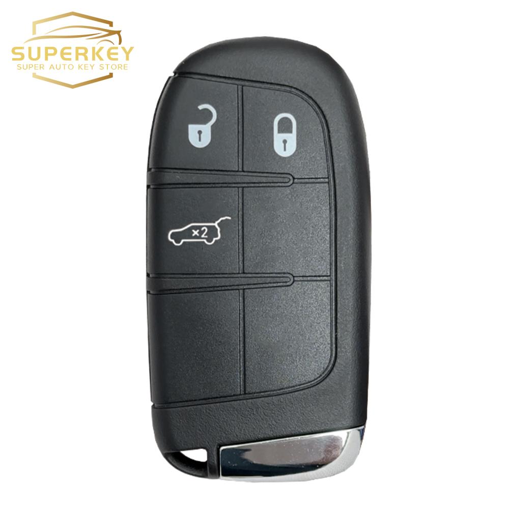 SUPERKEY 3/4/5 Buttons Smart Remote Car Key Fob For Fiat 500 500L 500X 2016-2019 433MHz 4A Chip M3N-40821302 SIP22 Blade
