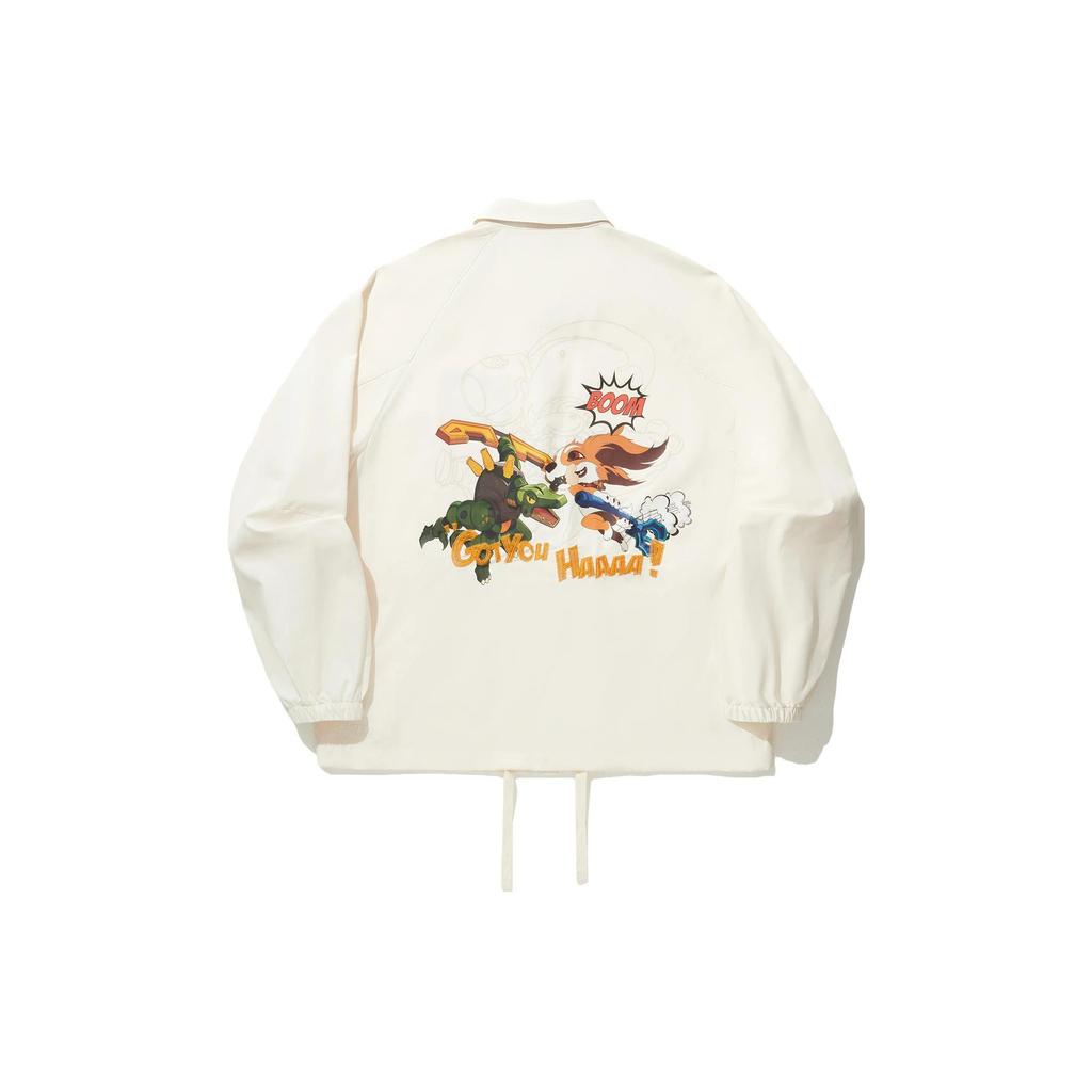 Li Ning x LOL Jackets & Coats Unisex Ecru AFDU915-2