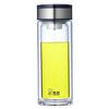 Heenoor Portable Double-Wall Glass Tea Infuser Bottle