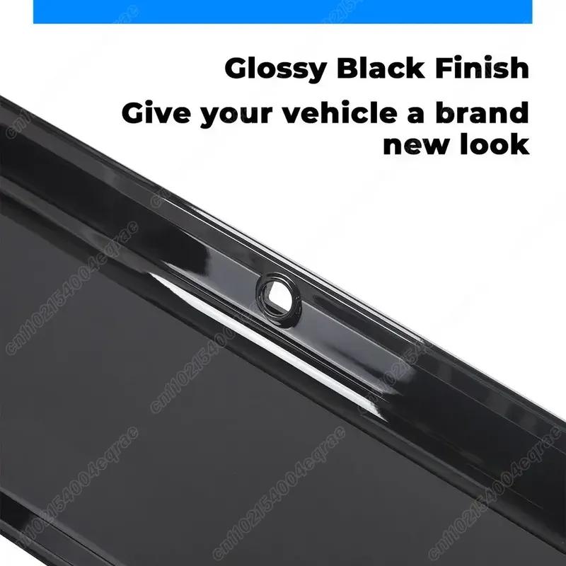 For Ford Mustang Gt 2015 2016 2017 2018 2019 2020 2021 2022 2023 Real Glossy Black Trunk Panel Decklid Trim Cover Body Kit