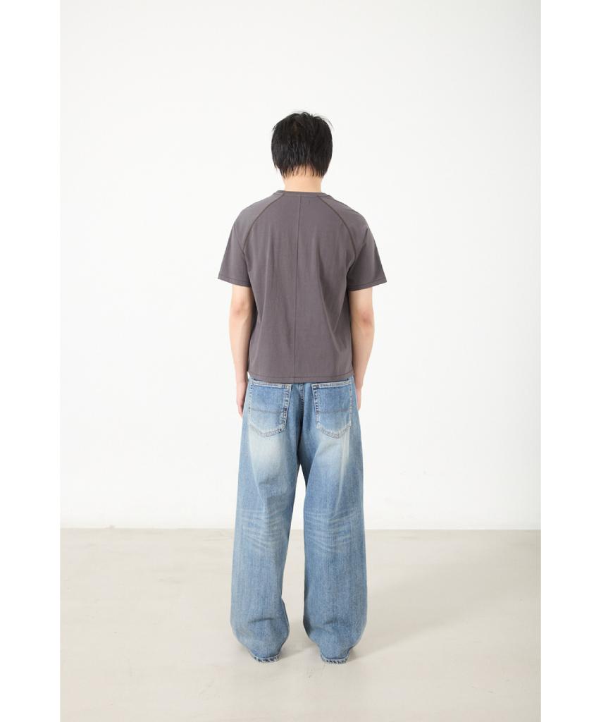 Haechinglum Crop Tee 1/2 Charcoal