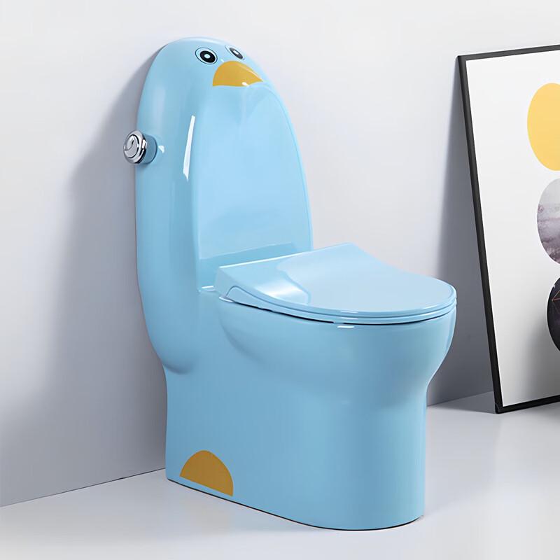 Yixi Kids Ceramic Little Penguin Toilet