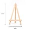 Versatile Wooden Mini Easel & Triangle Photo Frame Stand for Desktop