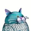 Cat Coin Piggy Bank Animal Piggy Bank with Bottom Cover Creative Cat Gift Suitable for Home Living Room Bookshelf Decoration Birthday Gift