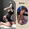 New sexy underwear sexy gathering perspective chest pad steel tray suspender lace backless home