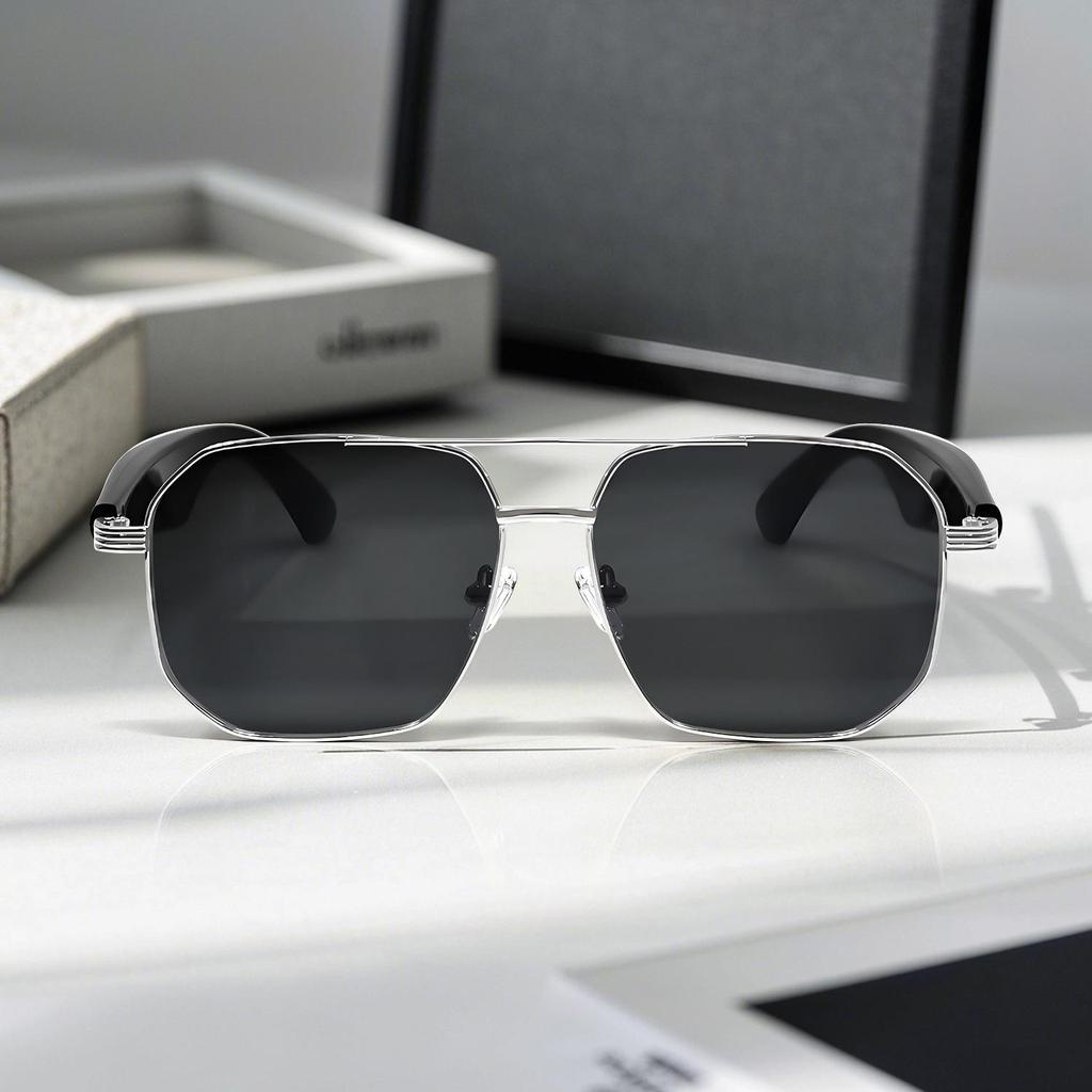 GY300 AI Translation Bluetooth Glasses: Real-time Translation In 100+ Languages, Music Streaming, Call Functionality, Smart Glasses