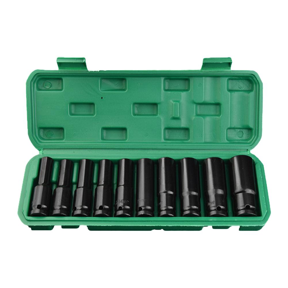 

10/20 шт. Торцевая головка для гаечного ключа 10-24 мм 8-32 мм 1/2 дюйма Головка для пневматического гаечного ключа Внутренний шестигранник Высокая твердость для домашнего использования Авторемонт