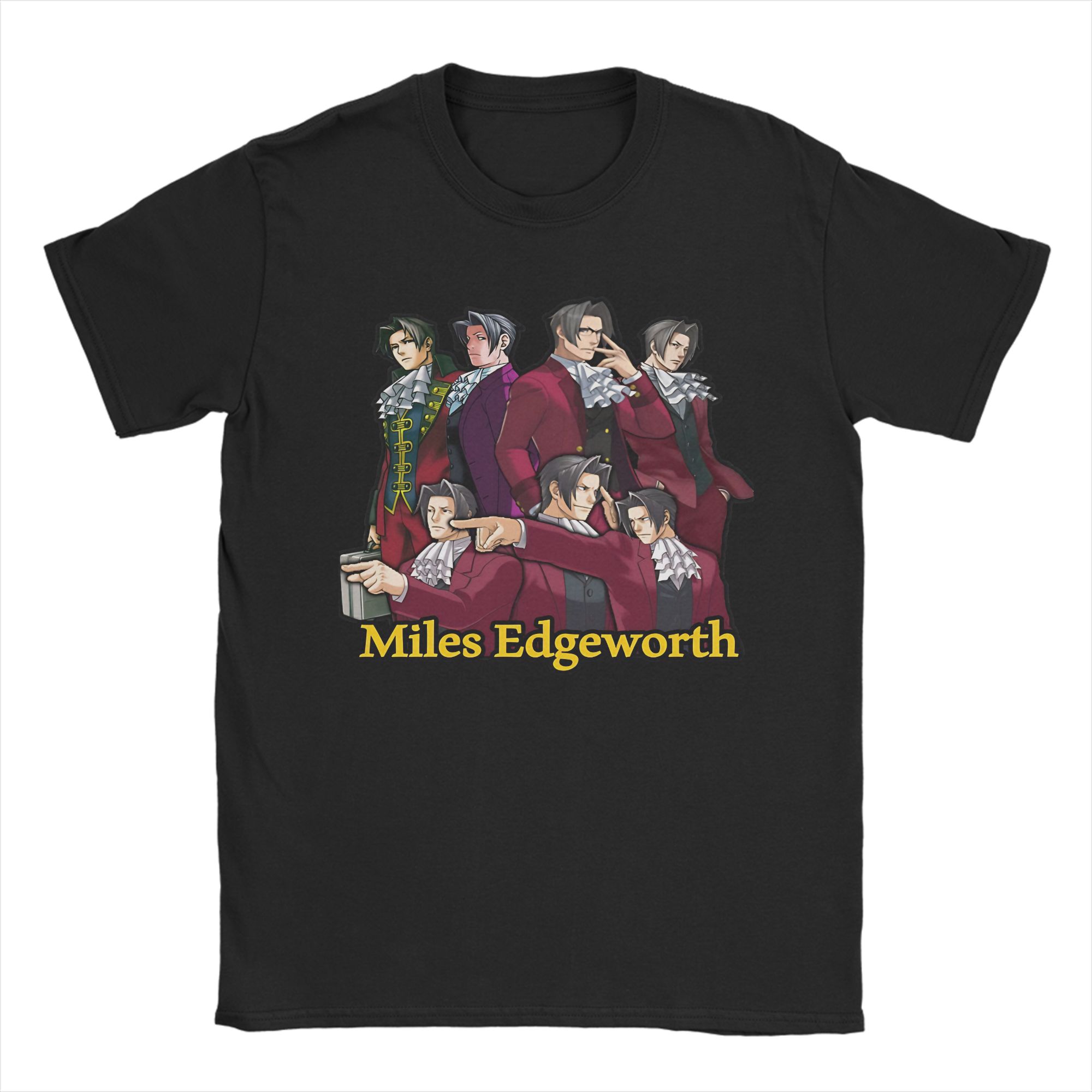 

HOLD IT Phoenix Wright! Ace Attorney Outfit Men Women T Shirts Cotton Tee Graphic Print Tops T-shirt 4XL