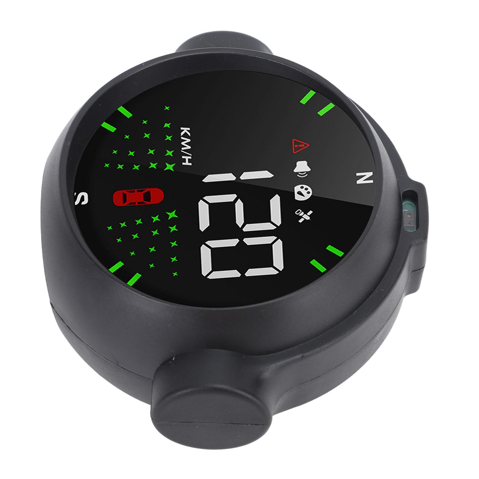 

Автомобильный HUD Универсальный цифровой GPS-спидометр с указанием времени, высоты, температуры, напоминания о превышении скорости для всех