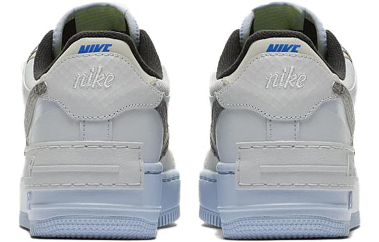 Nike Air Force 1 Low Shadow Pure Platinum Snakeskin Blue Women's CV3027-001