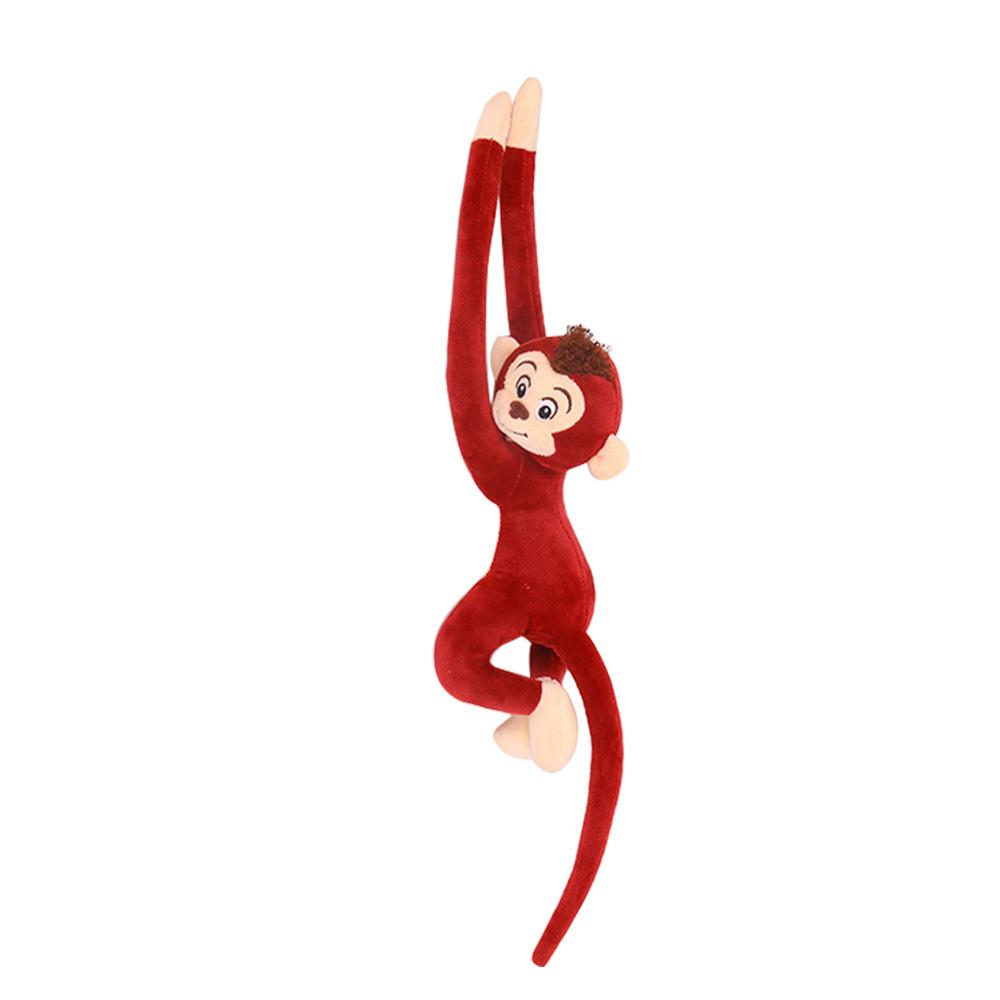 65CM Cute Long-Armed Monkey Shaped Plush Toy Monkey Long Arm Tail Soft Plush Hanging Doll Toy Party Decors Curtains Hanger кларет