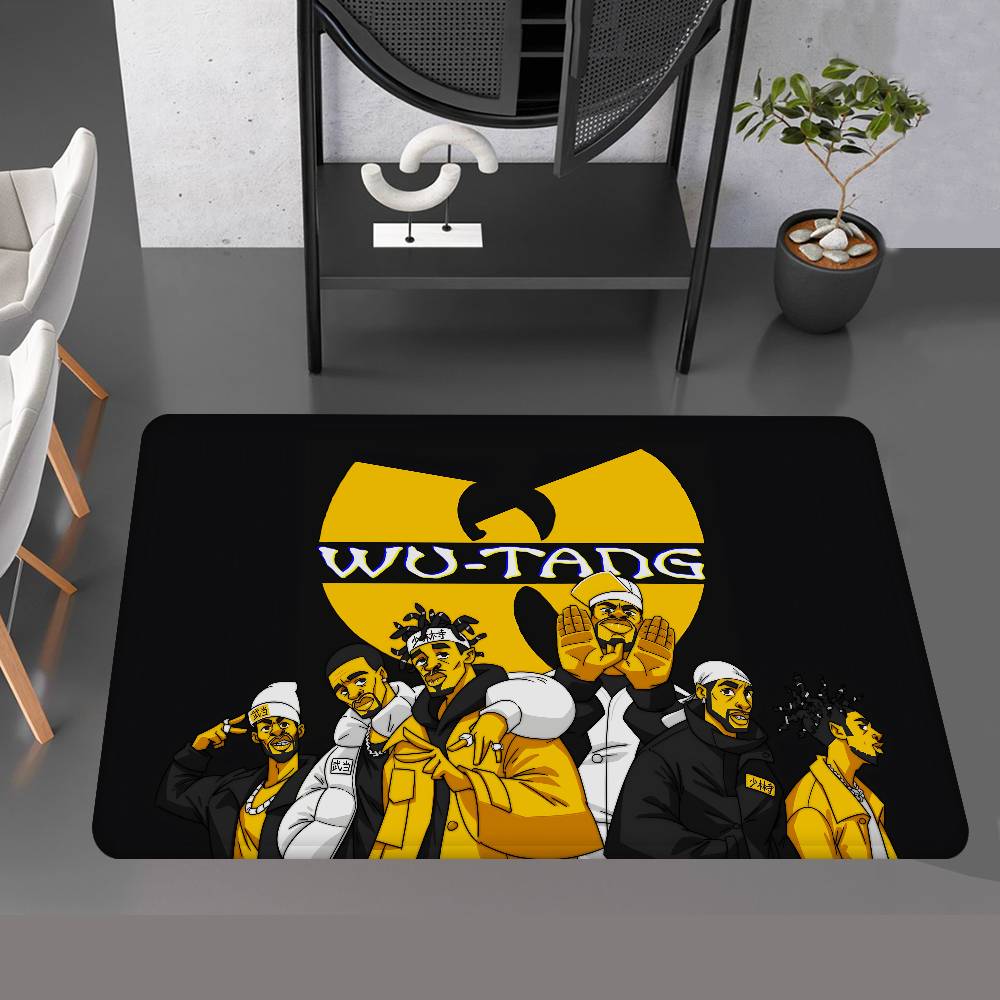 

Hip Hop Group Wu Tang Entrance Door Mat Washable Non-Slip Living Room Sofa Chairs Area Mat Kitchen Welcome Doormat 40x60cm
