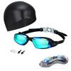 High Definition Eye Cap Goggles Set, Nose Clip with Earplugs Integrated Silicone Folding