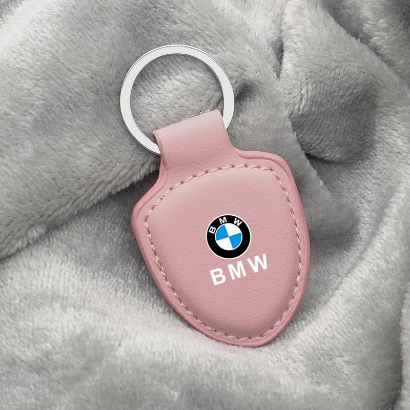 Car Vintage Leather Keyrings Styling Metal Logo Keychain for BMW X1 X3 X4 X5 E46 E90 F20 E60 E39 F10 M1 M2 M3 M5 M6 E87 M Power pdzp71
