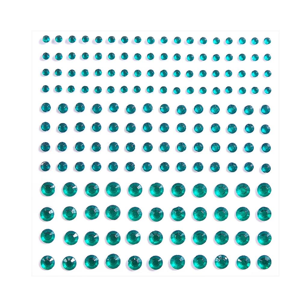 Color Acrylic Rhinestones Sticker for Eyes DIY Party Face Forehead Eyse Makeup Crystal Self-adhesive Tattoo Sticker Nail Sticker