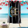 Newcastle United F.C. Strandtuch mit Aufdruck, Großes weiches schnell trocknendes Handtuch für Strand, Camping, Schwimmen