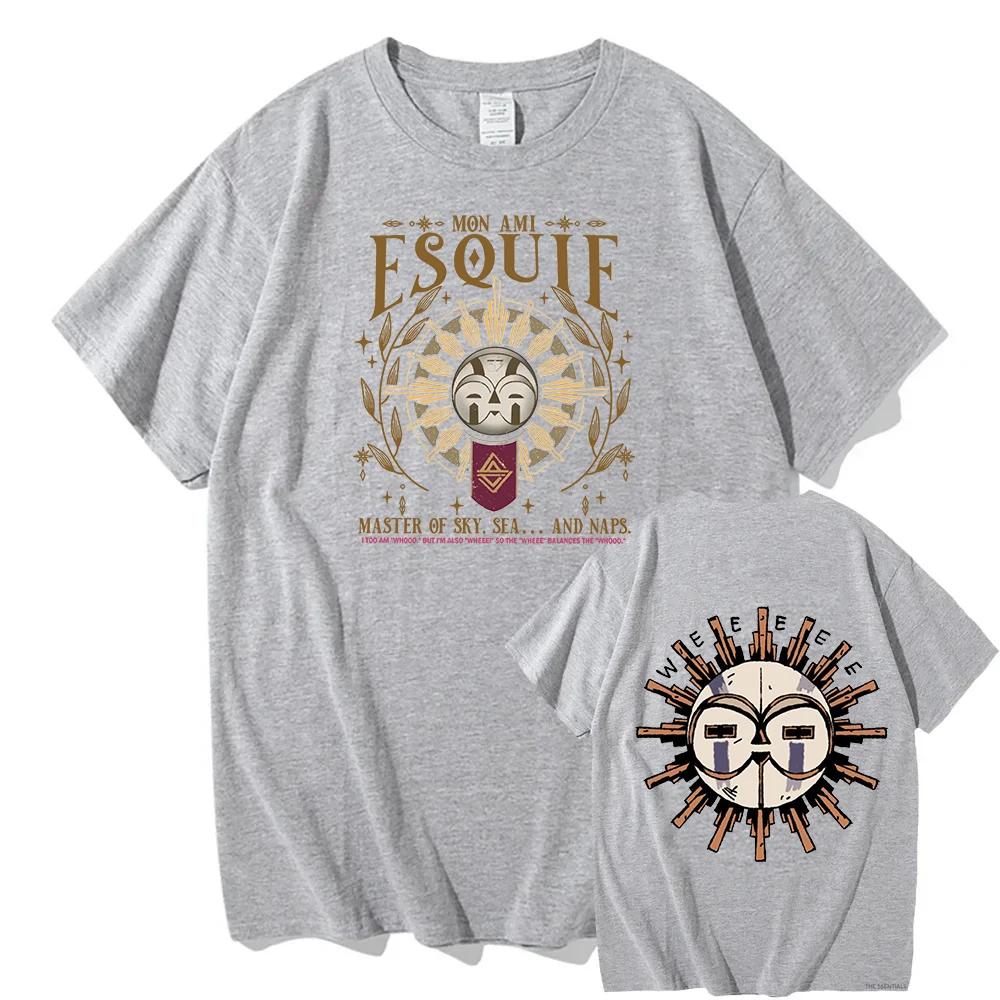 Clair Obscur Expedition 33 T Shirts Expedition 33 Esquie Resin Suncatcher Graphic Tee Men Women Fashion Harajuku Cotton Y2K Tops